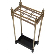 Victorian brass stick stand