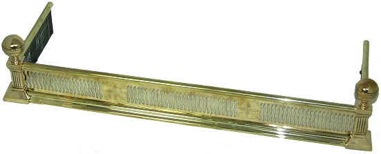 Antique brass fender