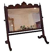 Georgian mahogany dressing table mirror