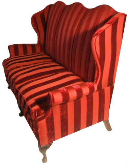 Queen Anne Revival 3 seater settee