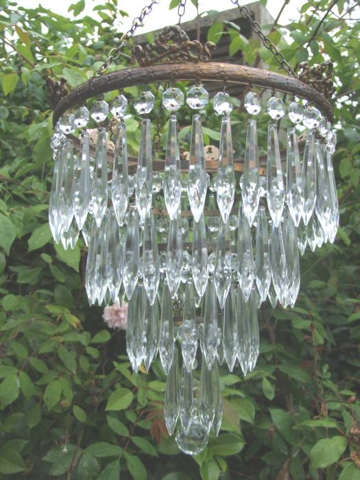 Circa 1930, A Large 4 Tier Icicle Drop Chandelier