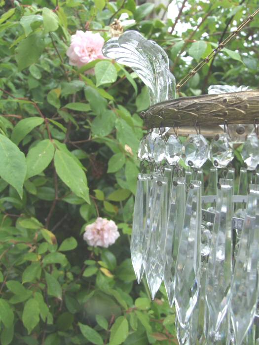 A Beautiful Mid 20th Century 3Tier Icicle Drop Chandelier