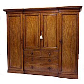 Large  Victorian combination wardrobe