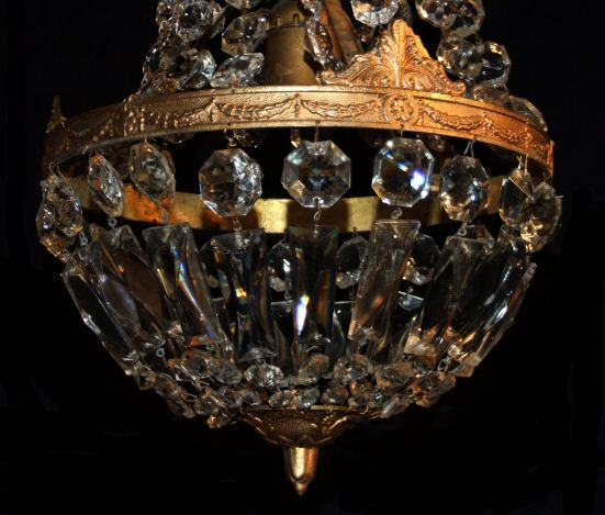 Antique Empire style chandelier