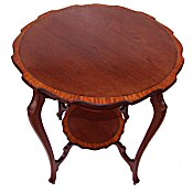 Edwardian inlaid occasional table