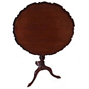 Edwardian mahogany tilt top occasional table