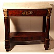 French antique console table