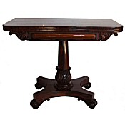 rosewood card table