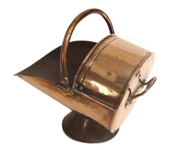 Georgian copper coal bin