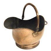 Georgian copper coal bin