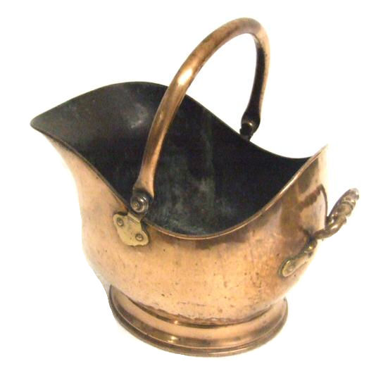 Georgian copper coal bin