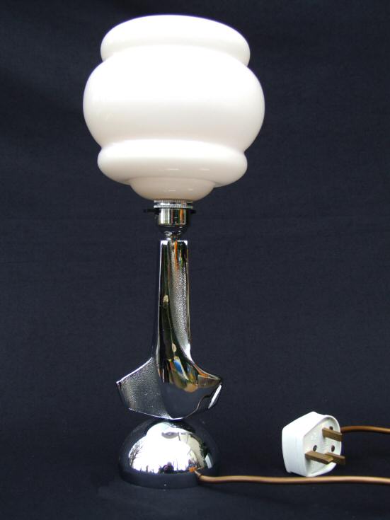 Art Deco Chrome Table Lamp