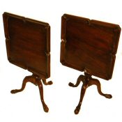 pair of matching antique  Georgian revival tables