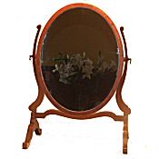 Edwardian mahogany dressing table mirror