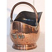 Georgian copper coal bin