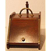 Edwardian mahogany coal bin