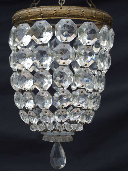 Edwardian petite purse style chandelier