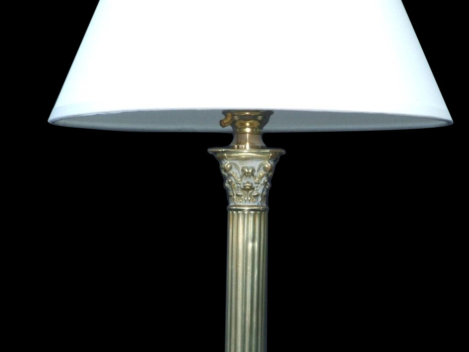 Edwardian Corinthian Column Table Lamp