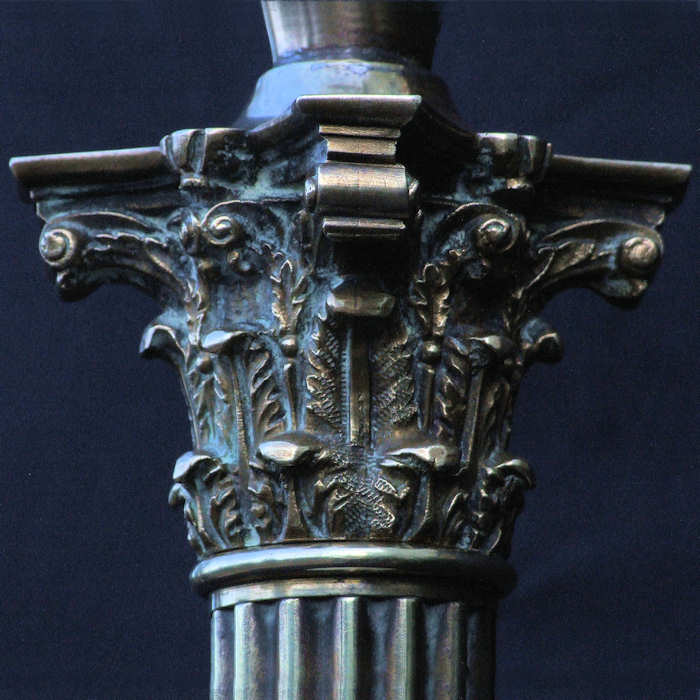 Victorian Corinthian Column Table Lamp