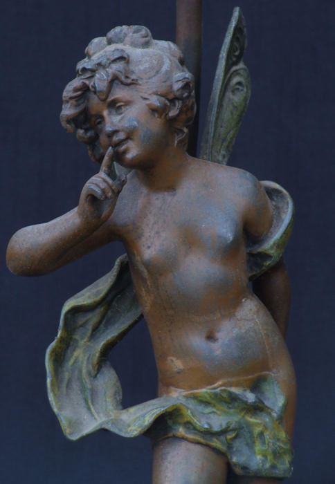 Circa 1900 Cold Painted Winged Nymph
