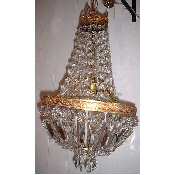 Simple but beautiful purse chandelier