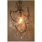 Marie Therese single bulb chandelier