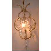 Italian single bulb chandelier