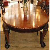 Chippendale dining table