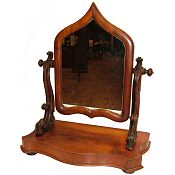 Antique toilet mirror