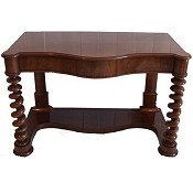 Victorian mahogany console table