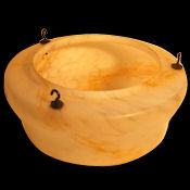 Mottled Lemon Deco Lampshade