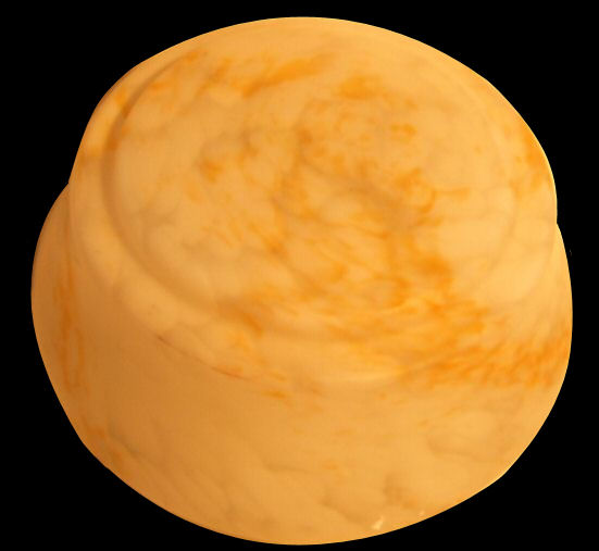 Mottled Lemon Deco Lampshade