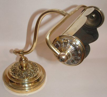 Antique brass desk lamp