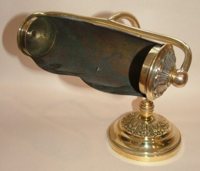 Antique brass desk lamp