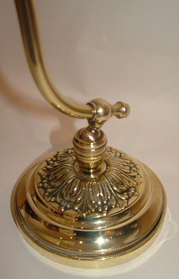 Antique brass desk lamp