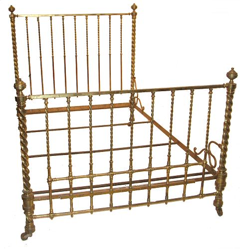 Victorian 19th Century brass Bed