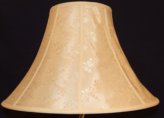 Victorian brass standard lamp