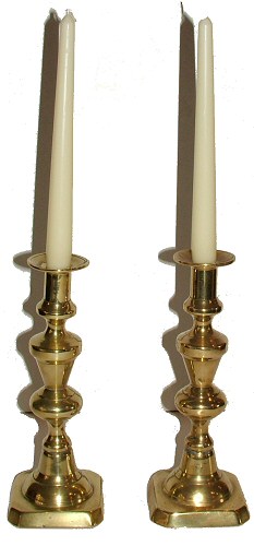 Antique candlesticks
