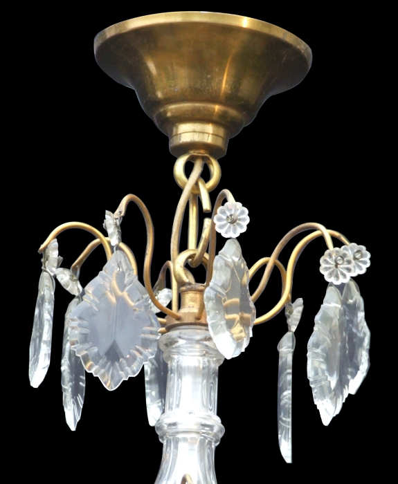 6 arm French Louis XV chandelier
