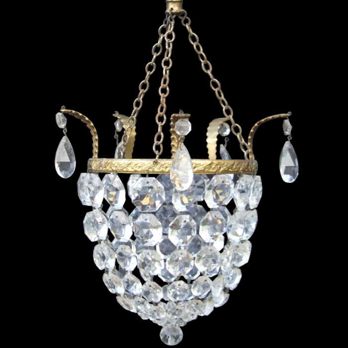Edwardian purse chandelier