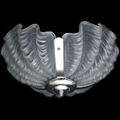 Art Deco Shell Ceiling Light