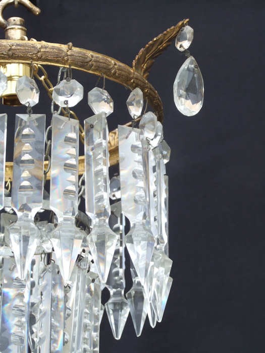 Circa 1930 Beautiful Victorian style Albert Drop Chandelier