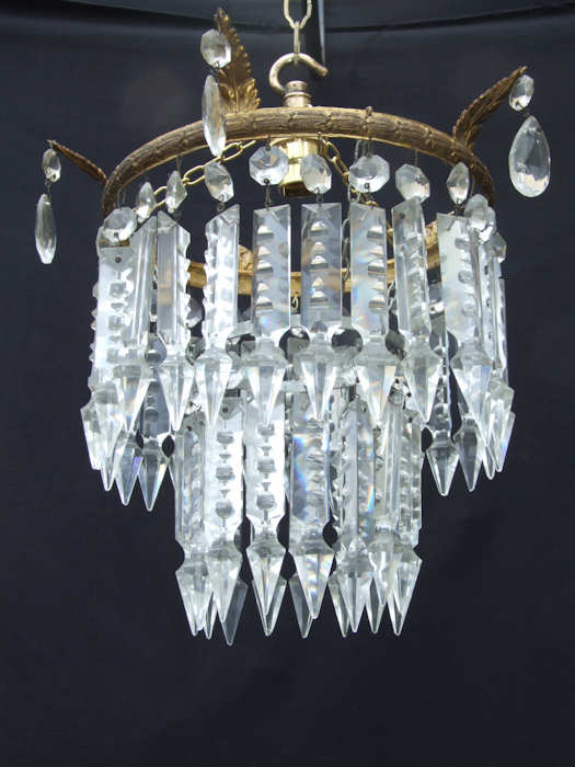 Circa 1930 Beautiful Victorian style Albert Drop Chandelier