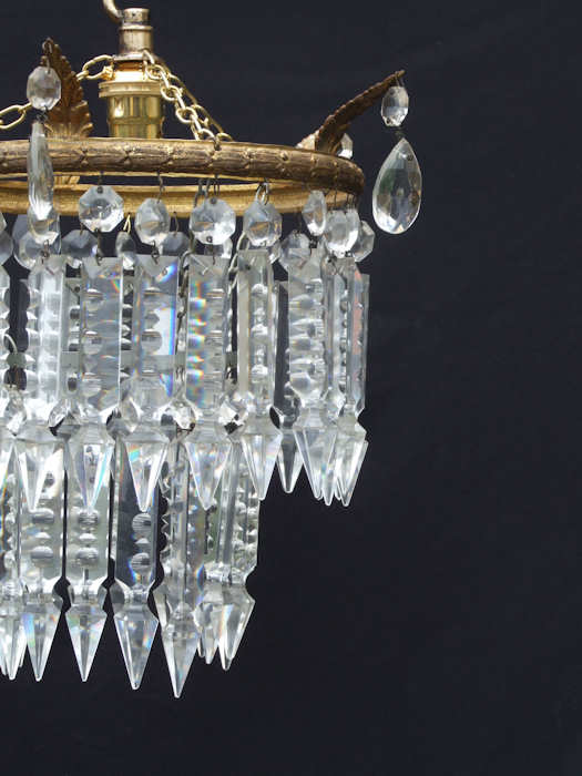 Circa 1930 Beautiful Victorian style Albert Drop Chandelier