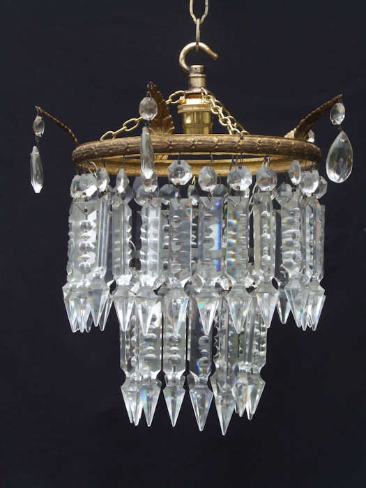 Circa 1930 Beautiful Victorian style Albert Drop Chandelier