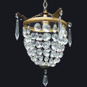 Edwardian purse chandelier