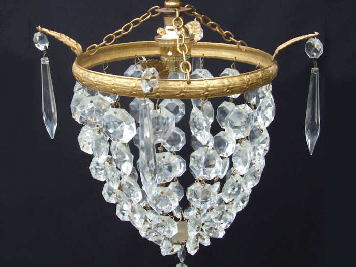 Edwardian purse chandelier