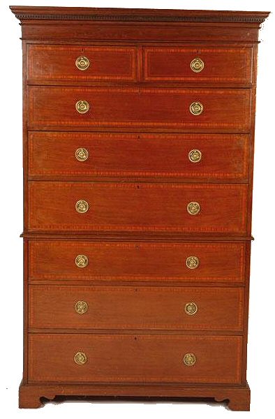 Antique chest on chest