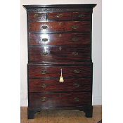 Antique chest on chest