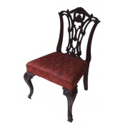 Victorian Chippendale Revival side  chair